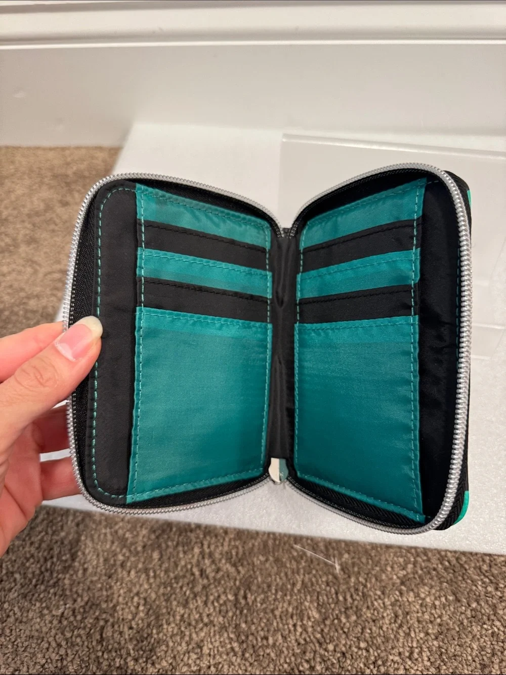 Demon Slayer anime zip around wallet